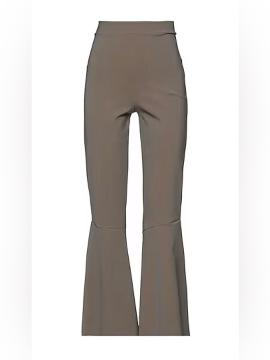Chiara Boni Pants - BNWT Chiara Boni La Petite Robe taupe Khaki Flare High-Waist Stretch Pants 40/4